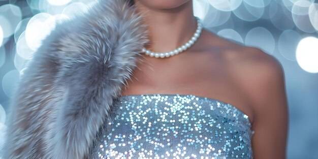 Jakie dodatki do srebrnej brokatowej sukienki sprawdzą się na wyjątkowe okazje?